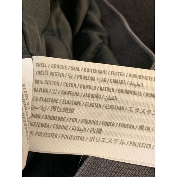 Rare VTG NWT Abercrombie & Fitch Canvas Work Jacket L Gray Zip Snap RJ10623 - Picture 3 of 12